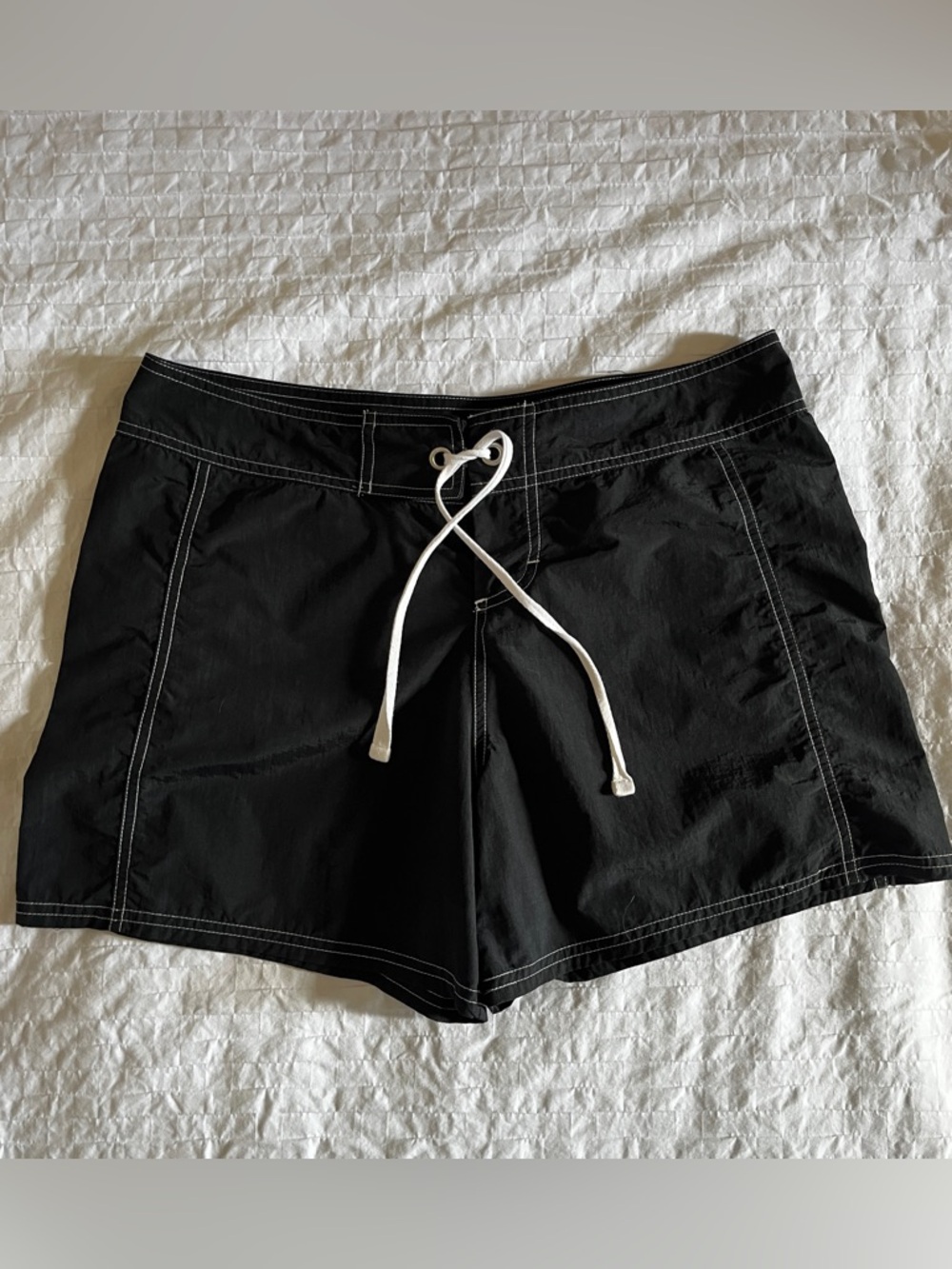 Like NEW! Women's Tommy Bahama Board Shorts | Chic Black with White Drawstring